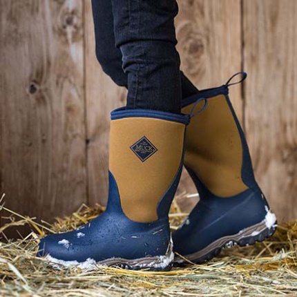 Muckboot Blue Kid's Rugged Ii