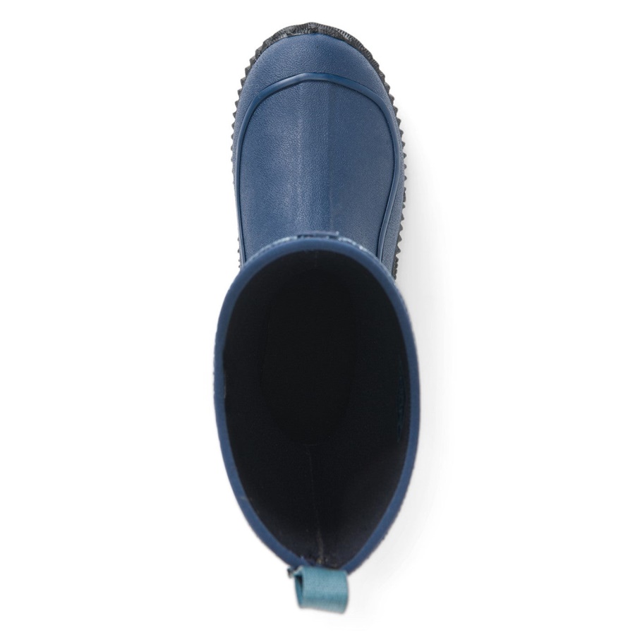 Muckboot Lasten Hale Korkeat Saappaat Mekko Sininen Printti