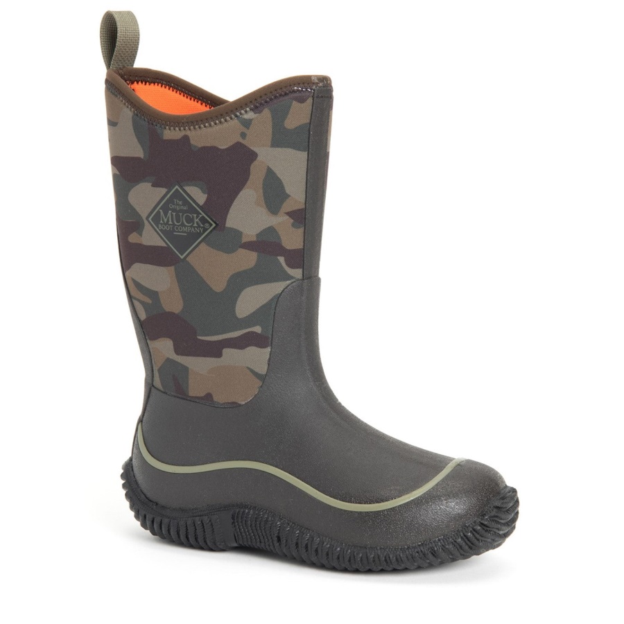 Lasten Hale Korkeat Saappaat Muckboot Camo Print