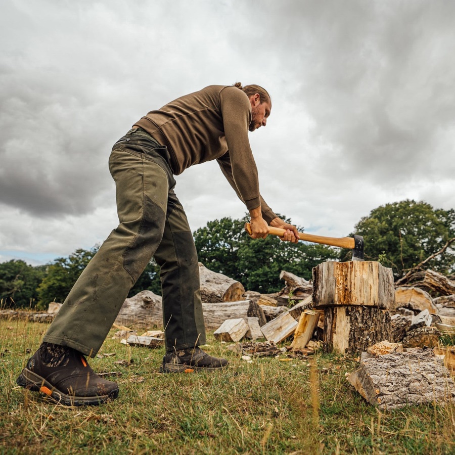 Miesten Huipun Vetoketjulliset Lyhyet Saappaat Sammalinen Tammi Countryprint Muckboot