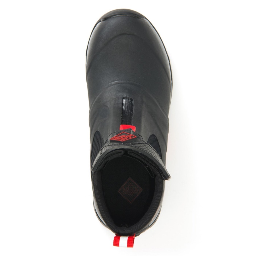 Miesten Apex Vetoketjulliset Lyhyet Saappaat Muckboot Musta Harmaa