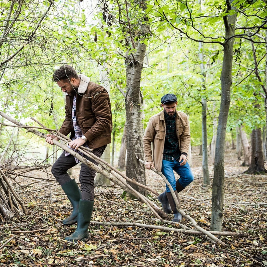 Miesten Urakka Siistit Korkeat Saappaat Ruskeat Muckboot