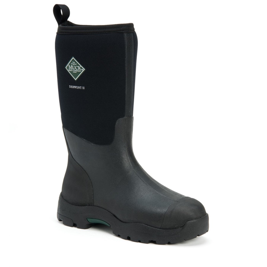 Muckboot Mustat Unisex Derwent Ii Lyhyet Saappaat