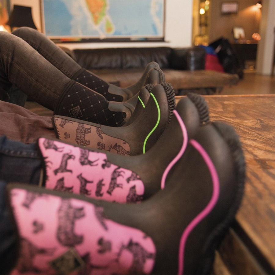 Muckboot Mustat Unisex Hale Korkeat Saappaat