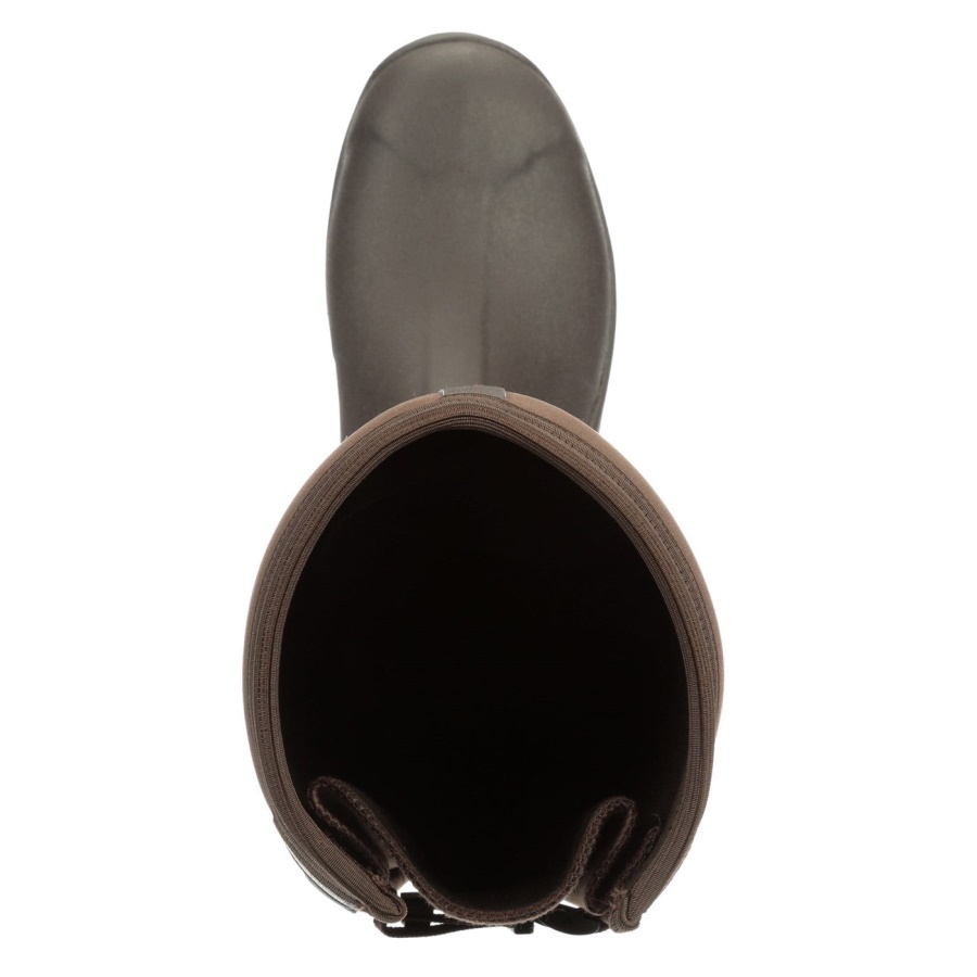 Muckboot Miesten Kosteikko Säädettävät Korkeat Saappaat Bark