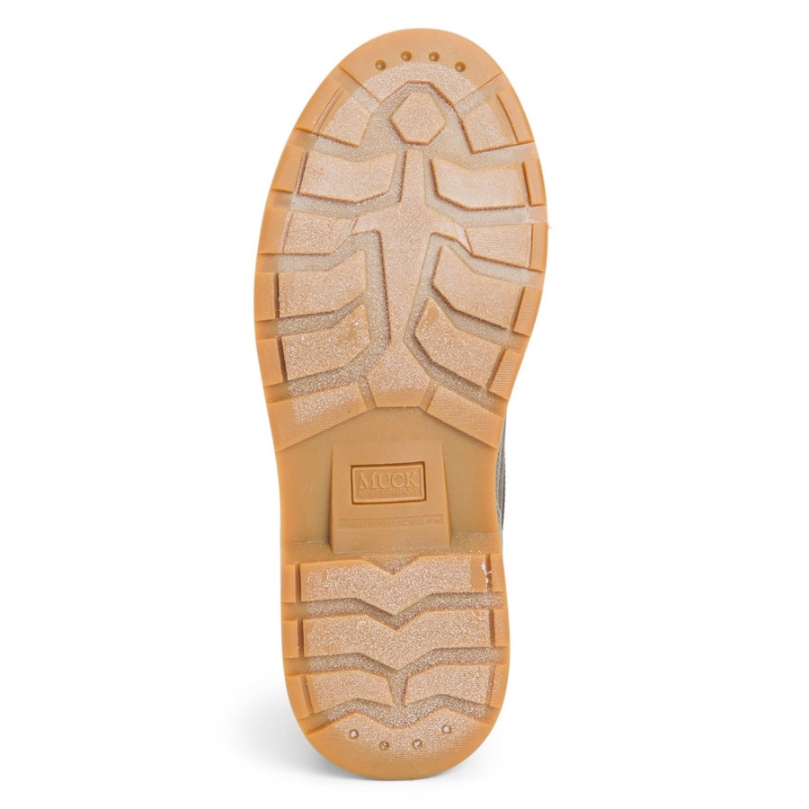 Muckboot Naisten Muck Originals Ankka Nyöritys Nahka Lyhyet Saappaat Tan