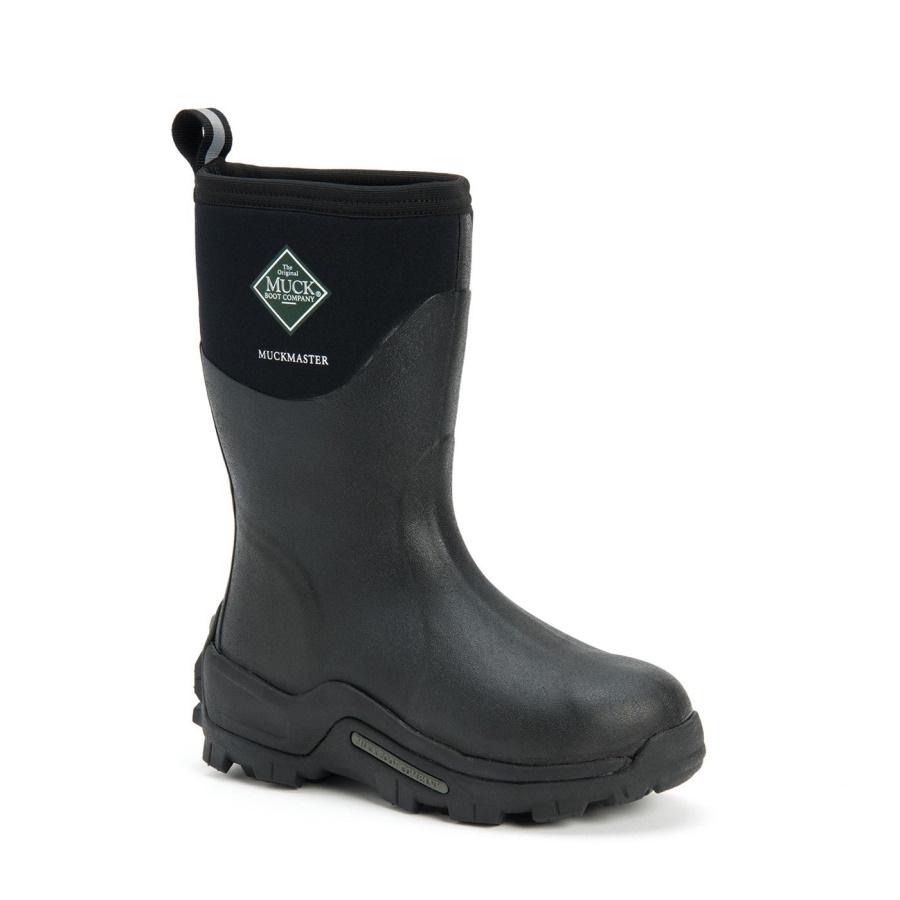 Unisex Muckmaster Lyhyet Saappaat Muckboot Musta