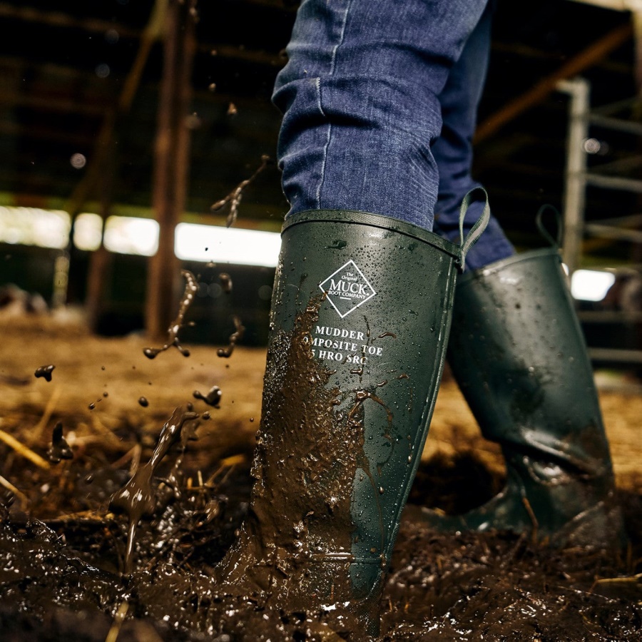 Unisex Mudder S5 Korkeat Turvasaappaat Muckboot Moss