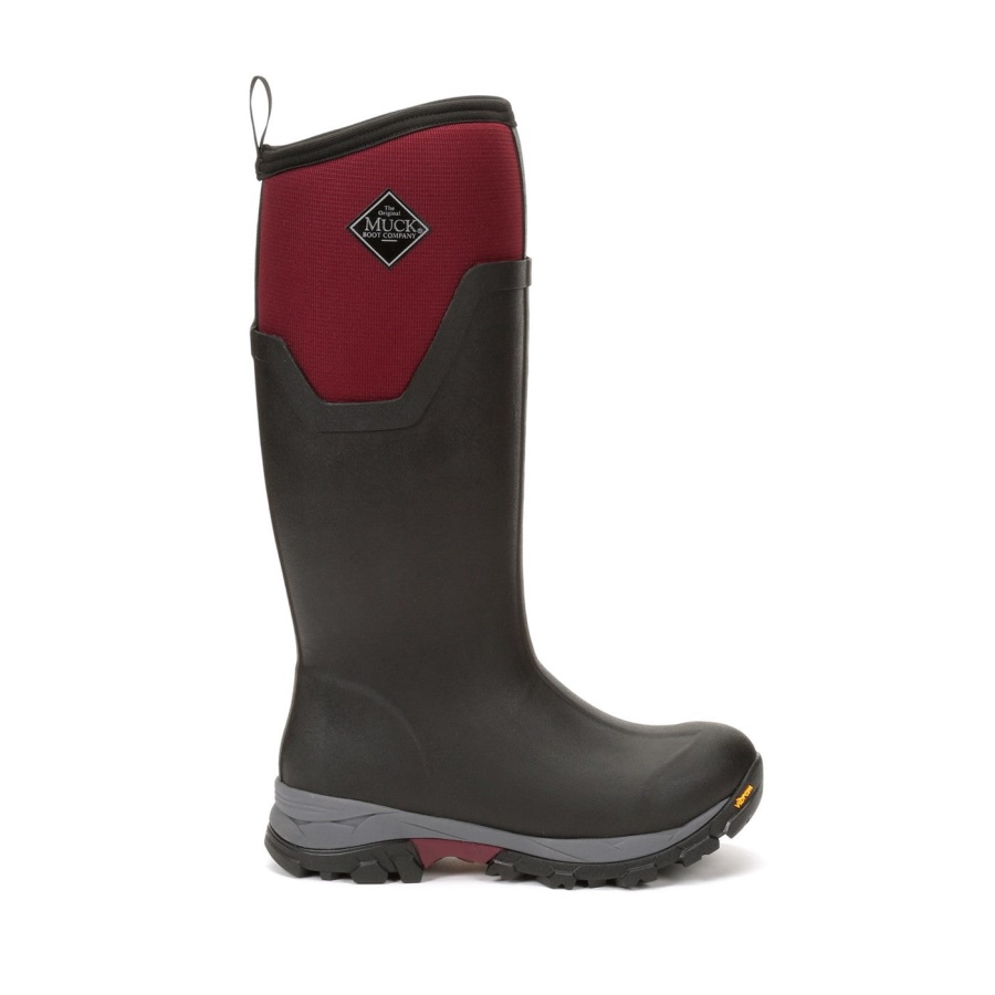 Naisten Arktinen Jää Vibram Ag All Terrain Tall Saappaat Muckboot Windsor Wine