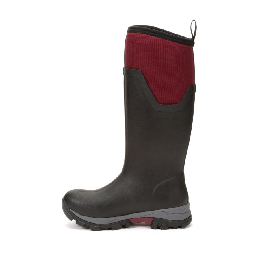 Naisten Arktinen Jää Vibram Ag All Terrain Tall Saappaat Muckboot Windsor Wine