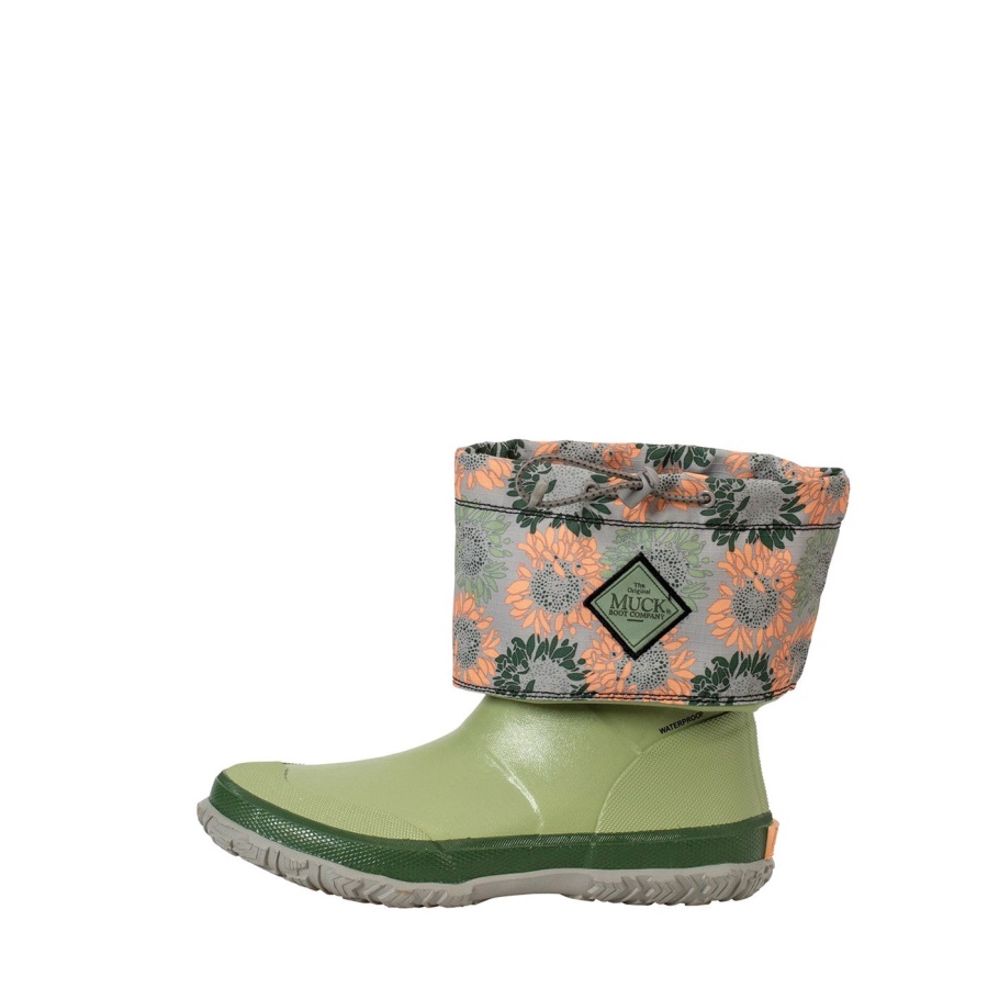 Naisten Forager Korkeat Saappaat Muckboot Auringonkukkaprintti