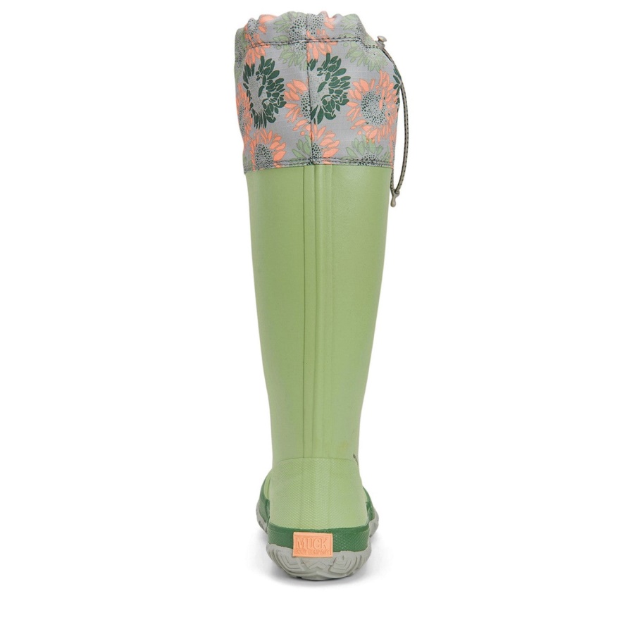 Naisten Forager Korkeat Saappaat Muckboot Auringonkukkaprintti