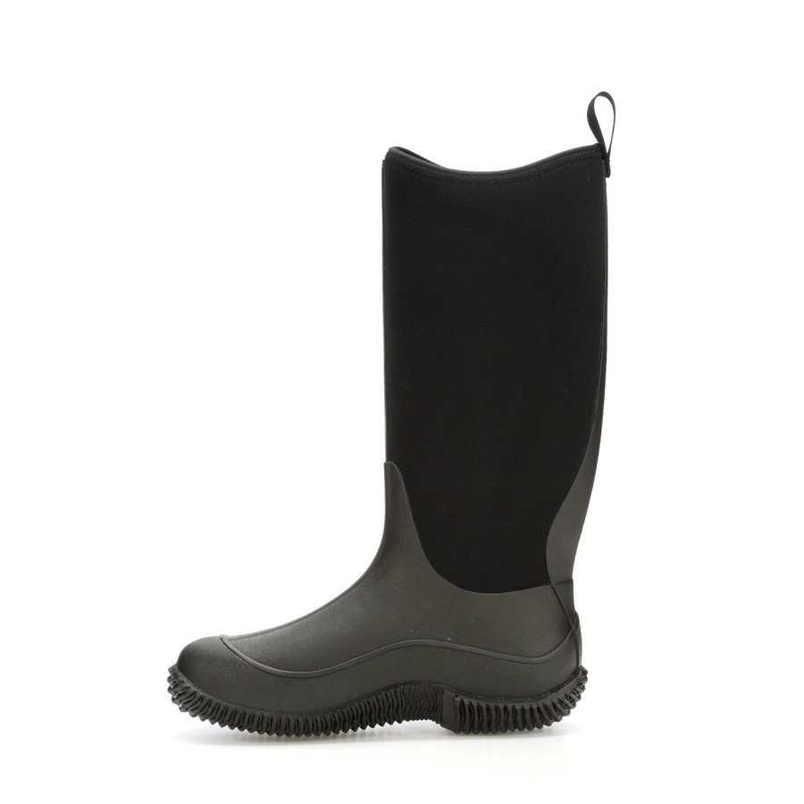 Naisten Hale Korkeat Saappaat Mustat Muckboot
