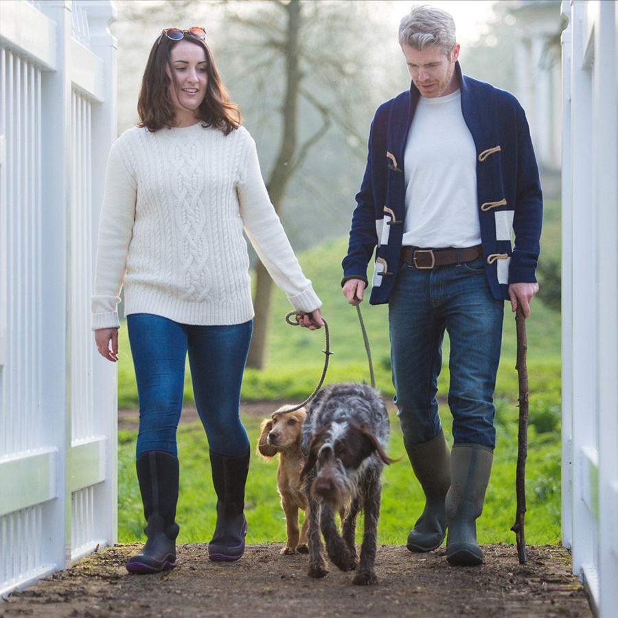 Hot Pink Naisten Hale Korkeat Saappaat Muckboot