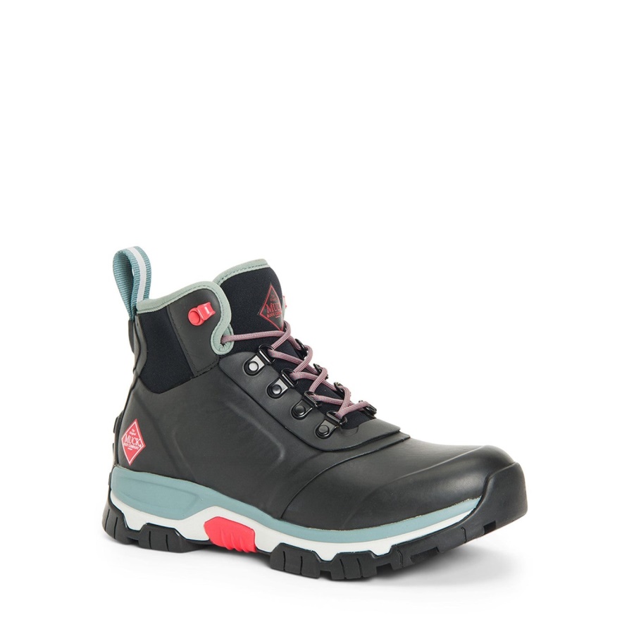 Musta Naisten Kärkinauhallinen Lyhyt Saappaat Muckboot