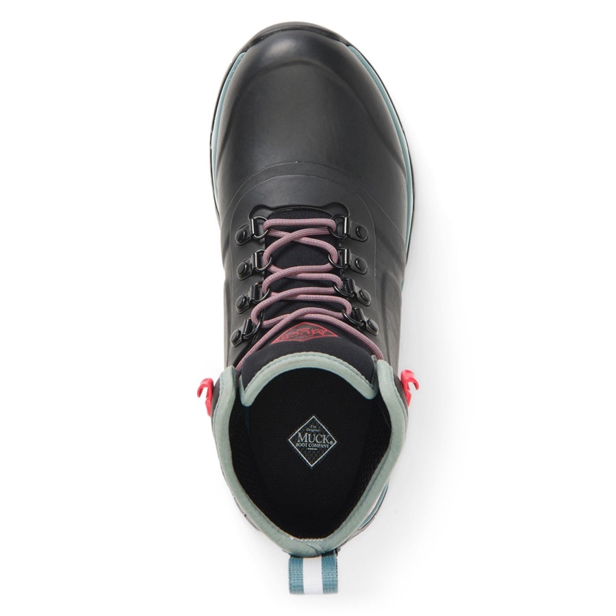 Musta Naisten Kärkinauhallinen Lyhyt Saappaat Muckboot