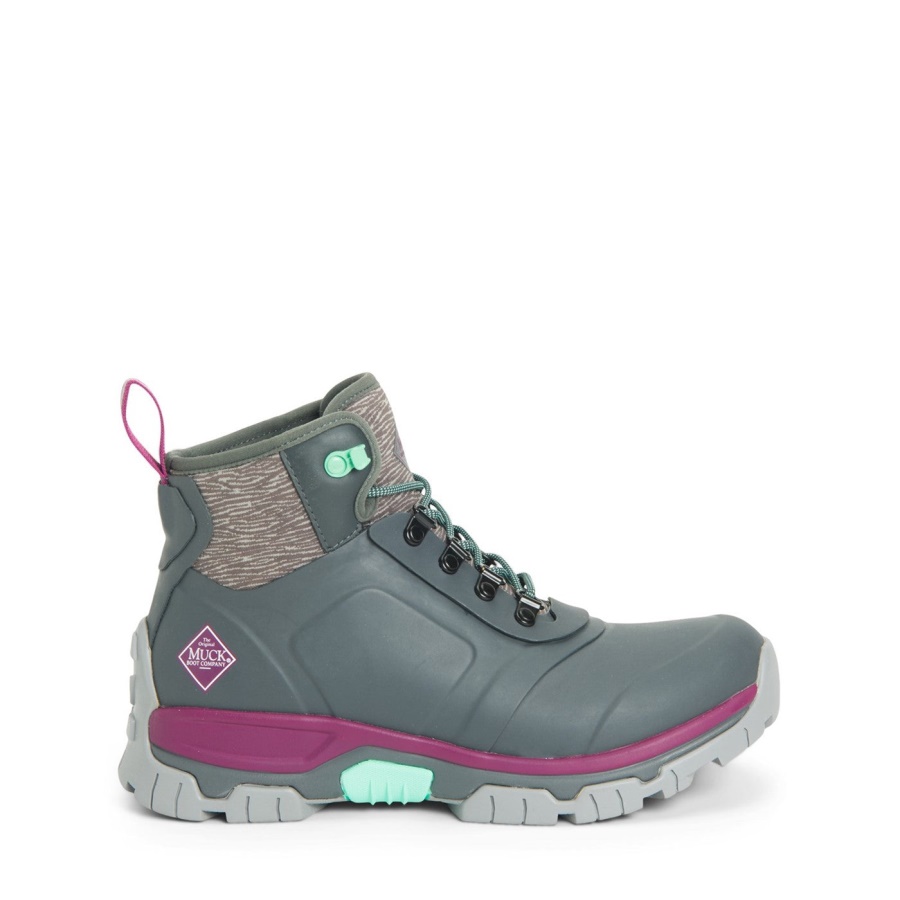 Harmaa Naisten Huipun Nauhat Lyhyet Saappaat Muckboot