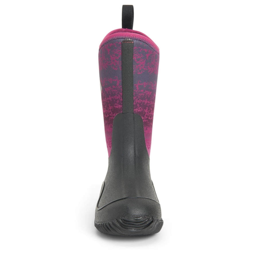 Magenta Digi Fade Print Lasten Hale Korkeat Saappaat Muckboot