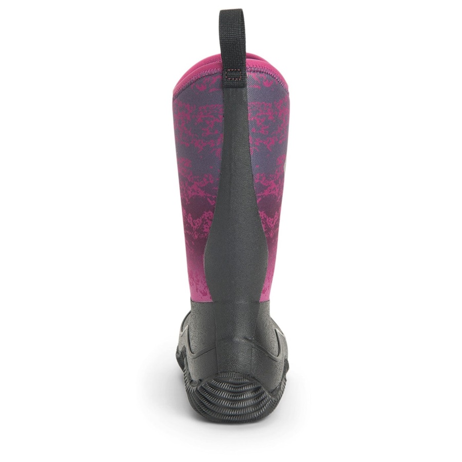 Magenta Digi Fade Print Lasten Hale Korkeat Saappaat Muckboot