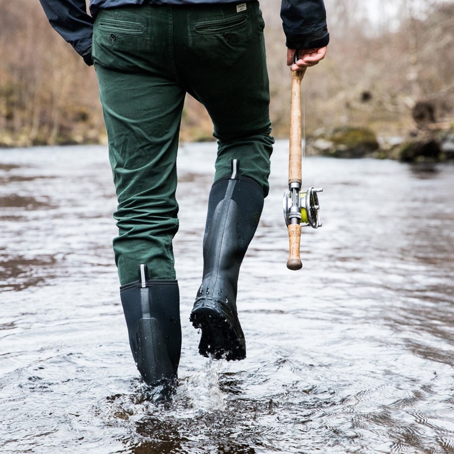Miesten Arktinen Etuvartio Korkeat Saappaat Muckboot Musta