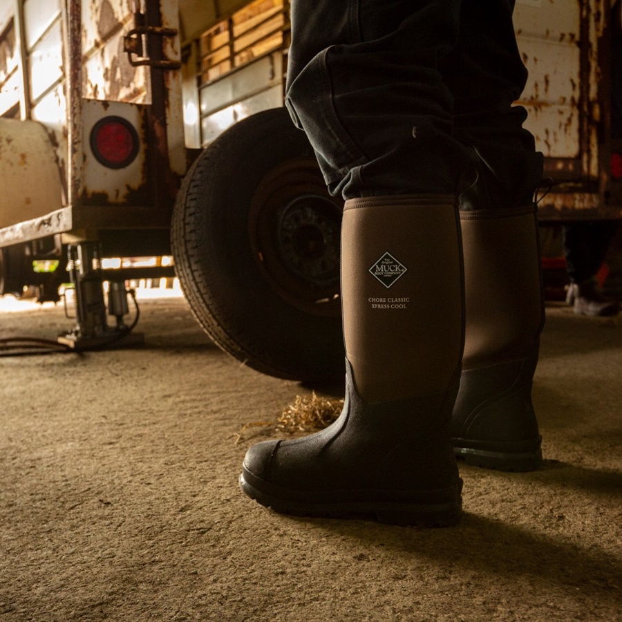 Miesten Urakkaklassikko Xpresscool™ Tall Boots Muckboot Bark