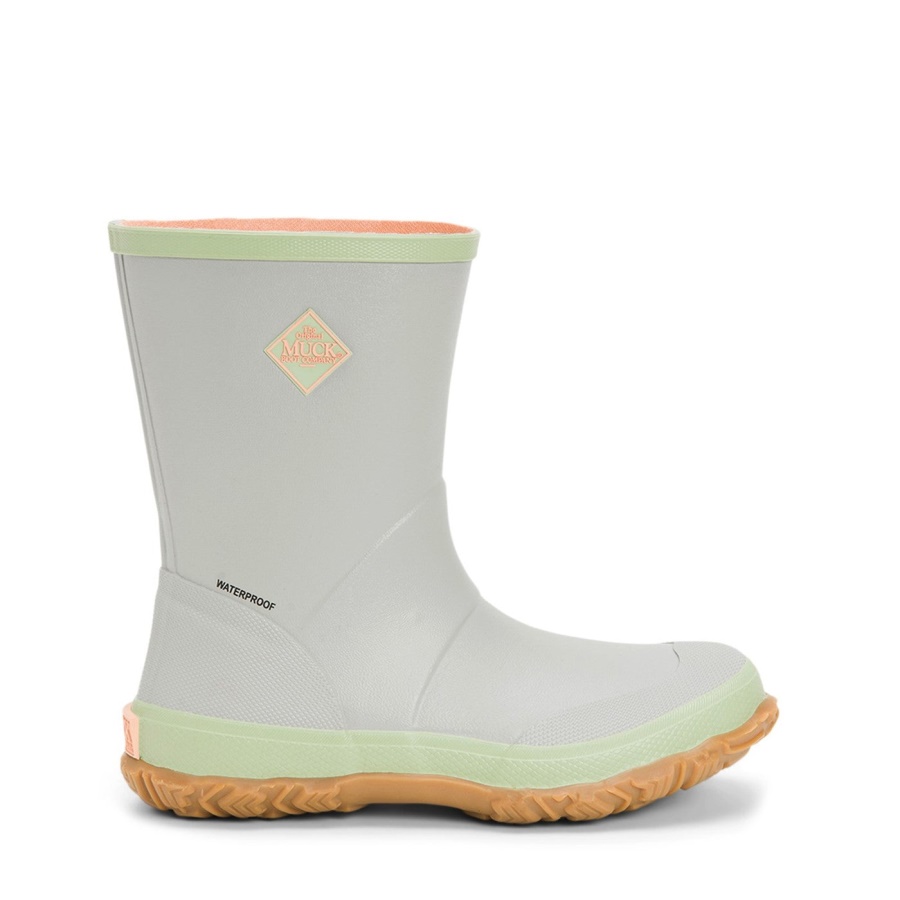 Muckboot Vaaleanharmaat Naisten Forager-lyhyet Saappaat