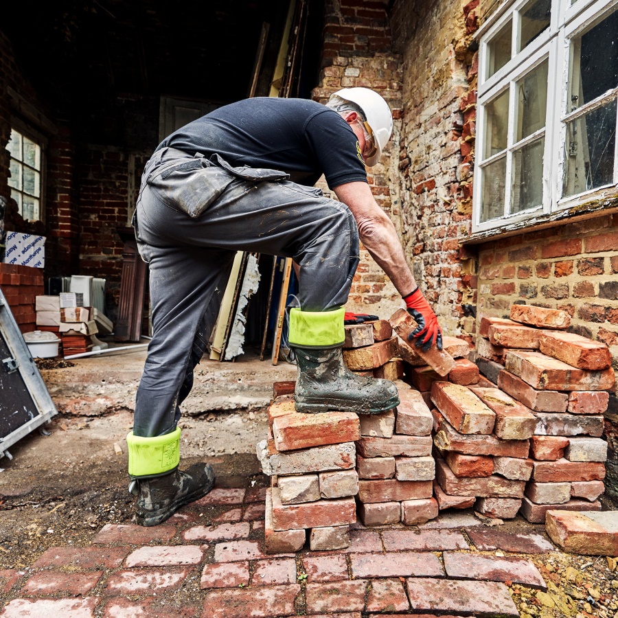 Unisex Chore Max Steel Toe S5 Korkeat Saappaat Muckboot Musta