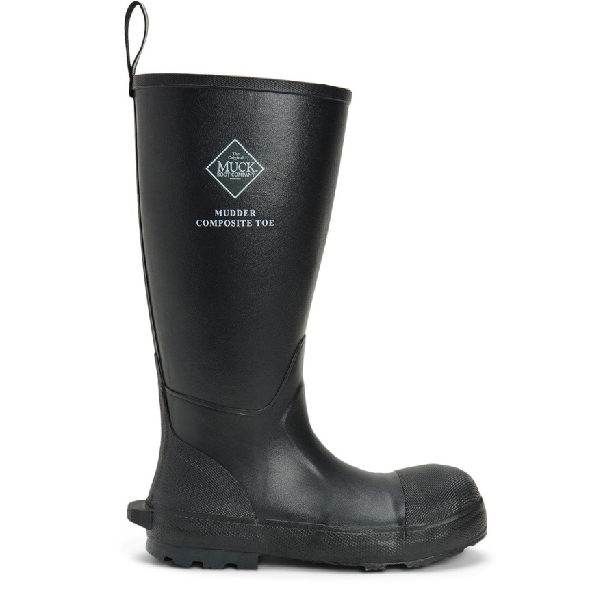 Unisex Mudder S5 Korkeat Turvasaappaat Mustat Muckboot