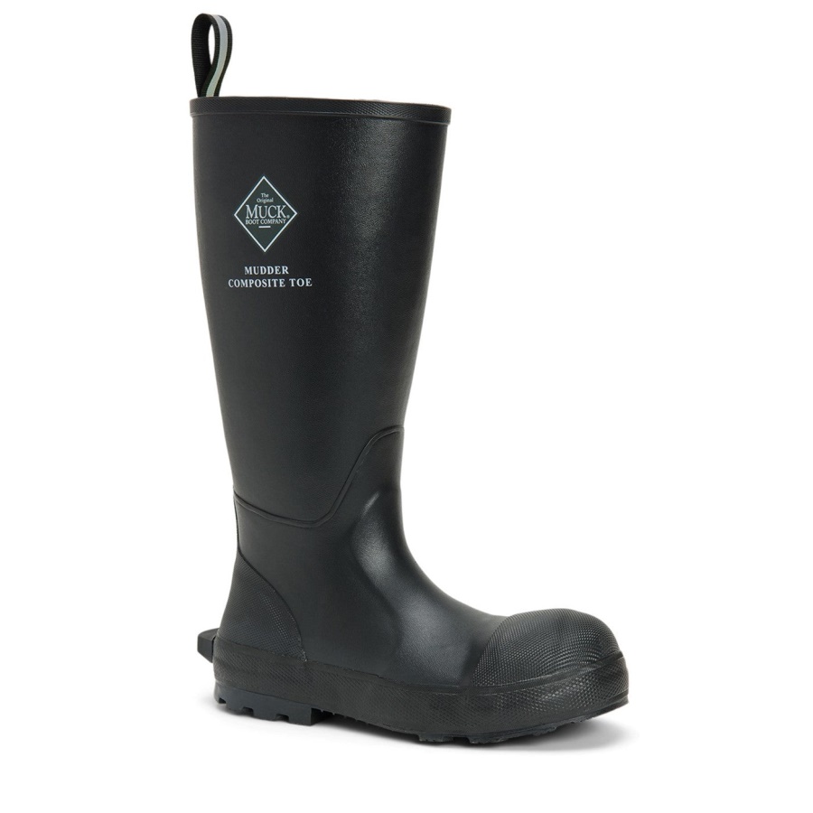 Unisex Mudder S5 Korkeat Turvasaappaat Mustat Muckboot