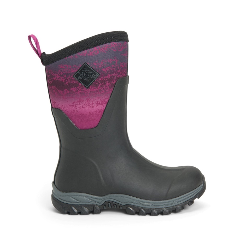 Naisten Arktinen Sport Ii Lyhyet Saappaat Muckboot Magenta Digi Fade Print